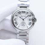 Cartier Ballon Bleu De 33/36/42MM Imported Movement 316L Steel Stainless Steel Strap Couple Watch